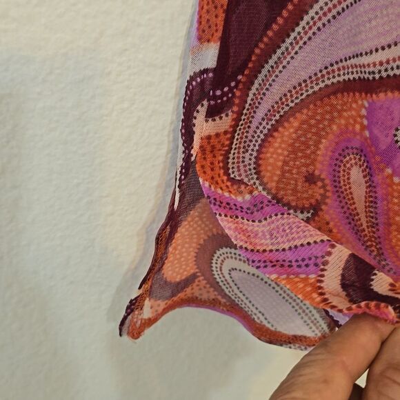 NEW YORK COMPANY SHEER Y2K BLOUSE SIZE M - Picture 5 of 8